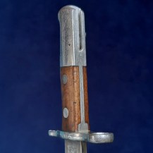 Swiss M1914 Schmidt-Rubin Sawback Bayonet, Early Leather Scabbard 9